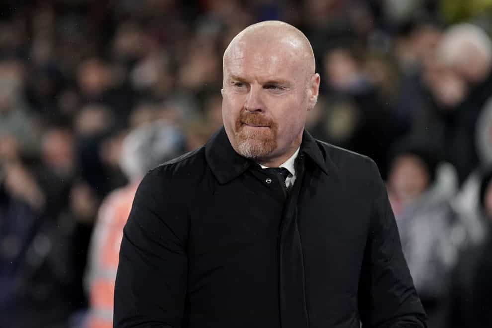 Everton manager Sean Dyche (Adam Davy/PA)