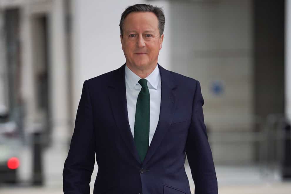 Foreign Secretary Lord David Cameron (Lucy North/PA)