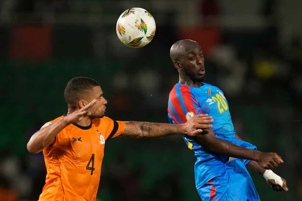 Yoane Wissa earned DR Congo a point in their Africa Cup of Nations (Themba Hadebe/AP)