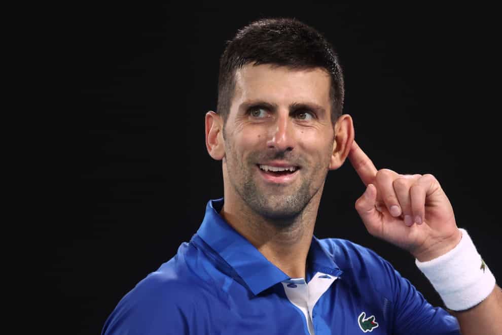 Novak Djokovic eased into round four (Asanka Brendon Ratnayake/AP)