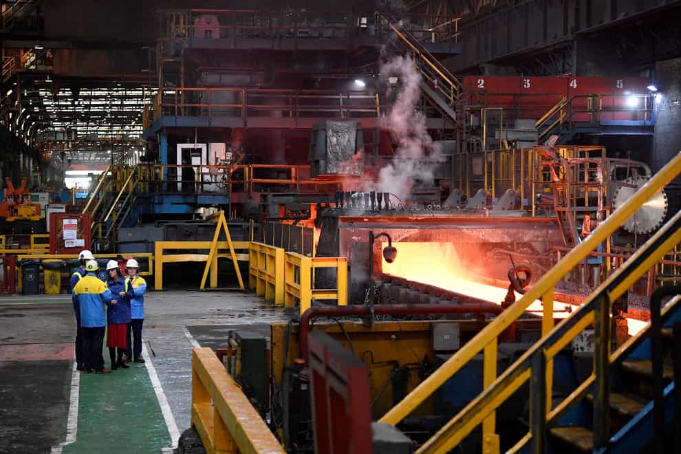 Tata Steel has confirmed plans to close blast furnaces at its plant in Port Talbot (Toby Melville/PA)