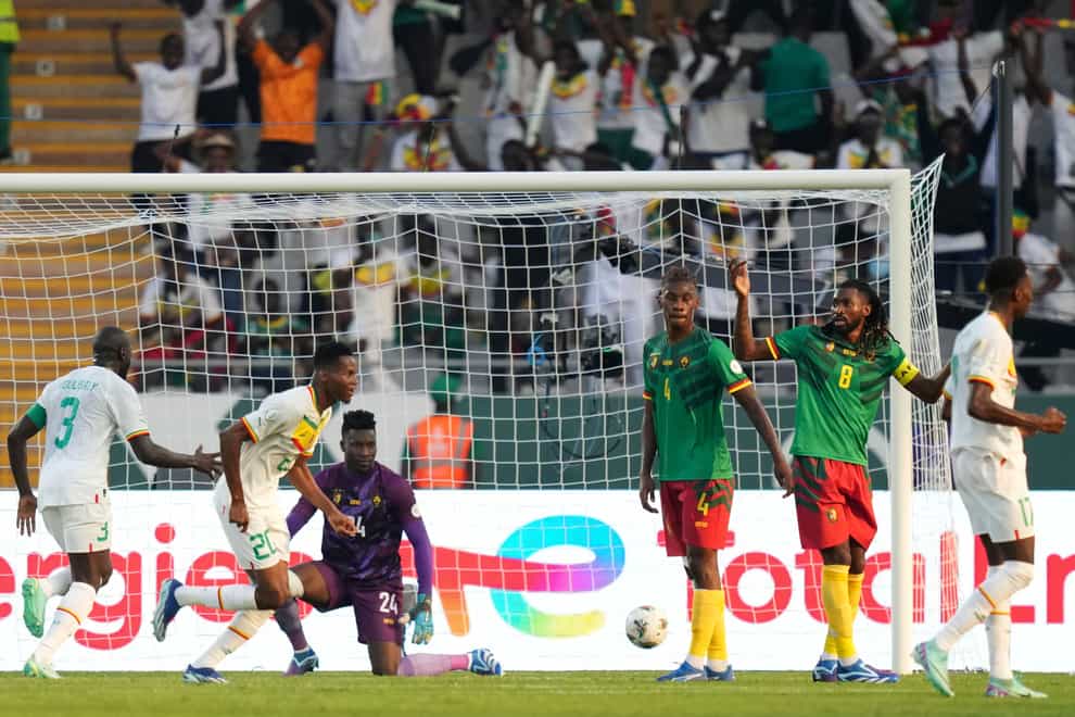 Ismaila Sarr scored Senegal’s opener on Friday (Sunday Alamba/AP)