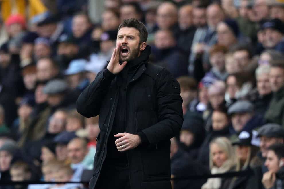 Middlesbrough manager Michael Carrick was not happy (Ben Whitley/PA)