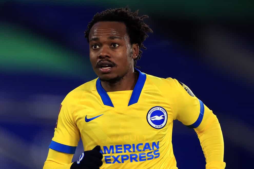 Former Brighton man Percy Tau was on target for South Africa (Mike Egerton/PA).