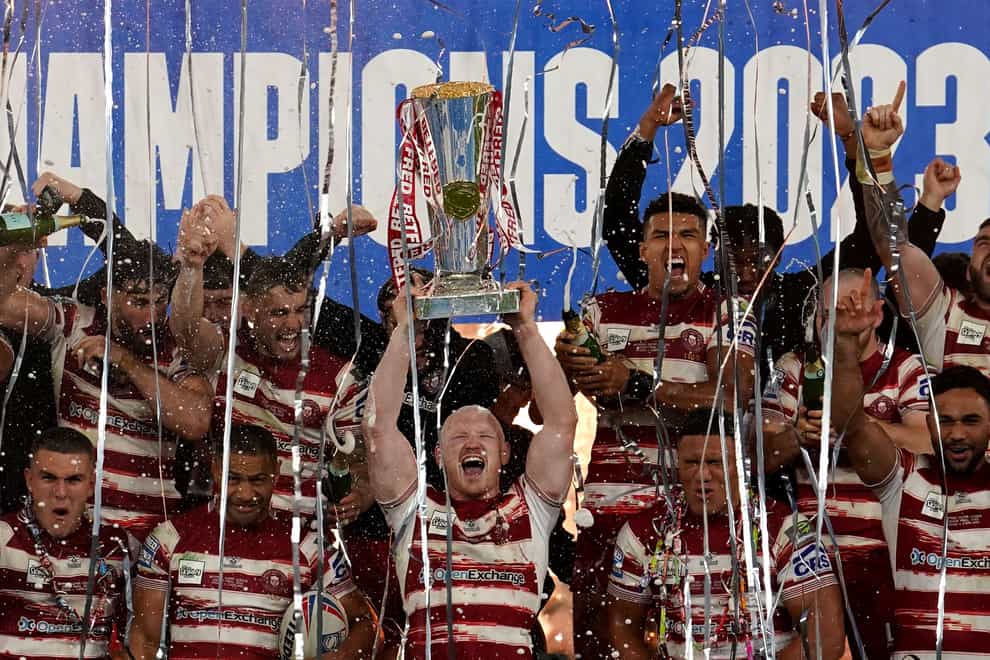 Wigan will bid for World Club Challenge glory against Penrith next month (Martin Rickett/PA)
