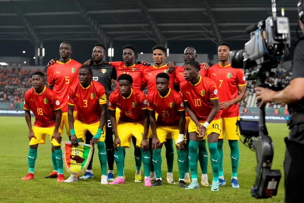 Guinea take on Senegal in their final group game (Sunday Alamba/AP).