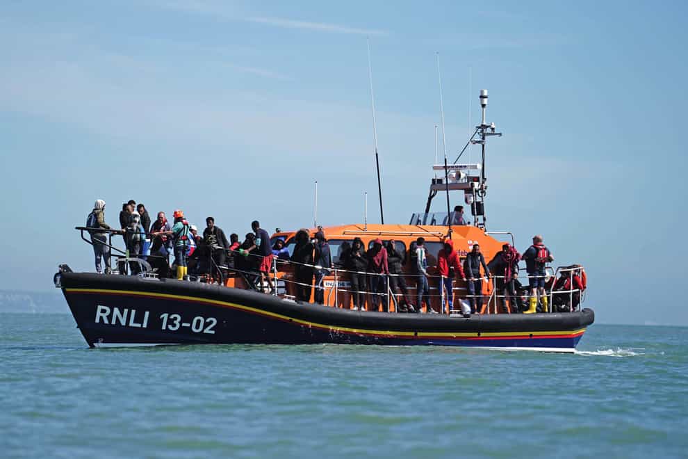 Many child refugees have arrived in the UK on small boats (Jordan Pettitt/PA).