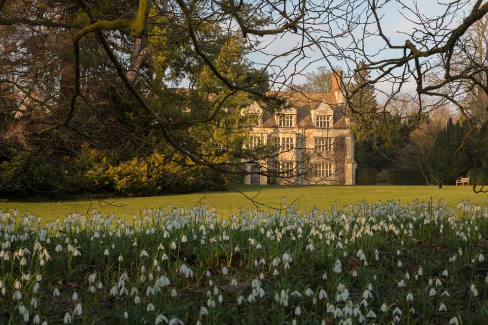 Snowdrops at Anglesey Abbey, Cambridgeshire (Justin Minns/National Trust Images/PA)