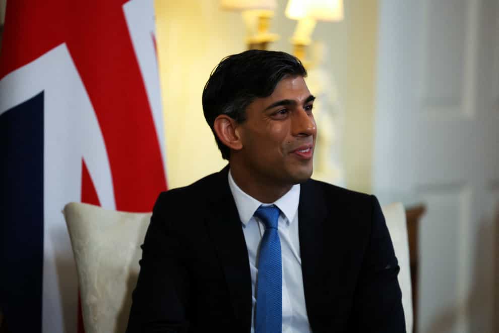 Rishi Sunak was not setting up a vote for MPs (Hannah McKay/PA)