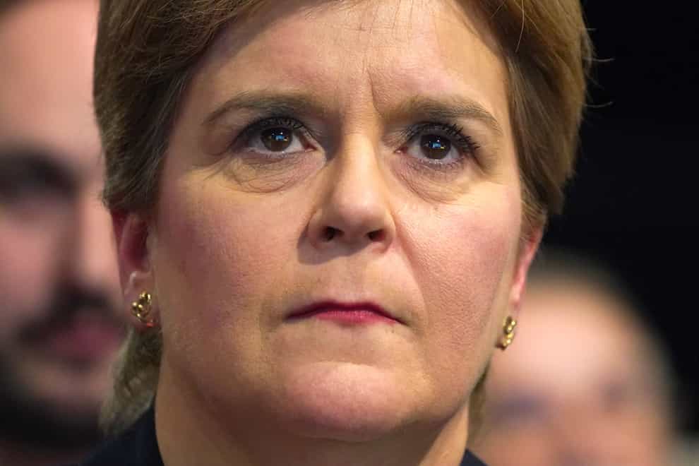 Nicola Sturgeon is under under pressure over her use of SNP email addresses during the pandemic (Andrew Milligan/PA)