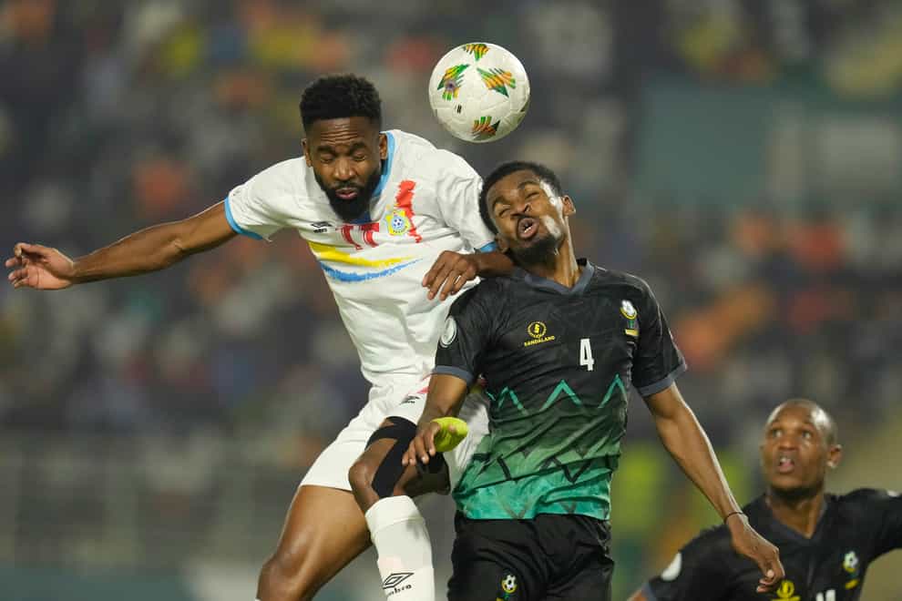 DR Congo’s stalemate against Tanzania was their third draw in Africa Cup of Nations Group F (Themba Hadebe/AP)