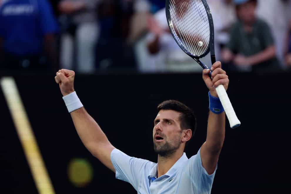 Novak Djokovic has not lost at Melbourne Park since 2018 (Asanka Brendon Ratnayake/AP)