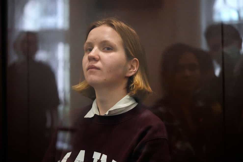 Darya Trepova has been sentenced to jail for 27 years (AP Photo/Alexander Zemlianichenko, File)