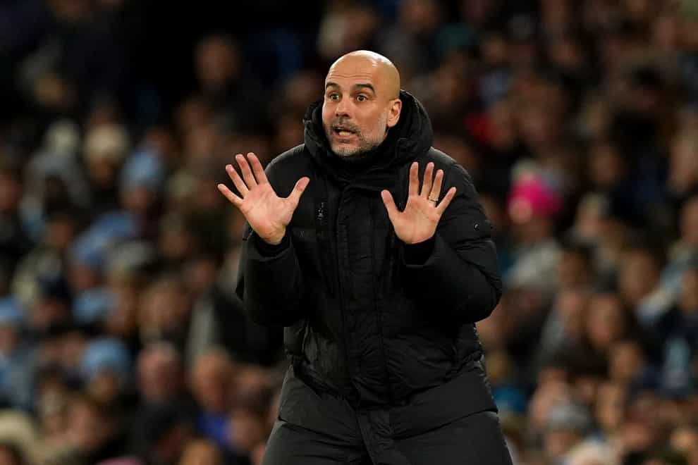 Pep Guardiola has warned Manchester United appointing Omar Berrada is no instant guarantee of success (Martin Rickett/PA)