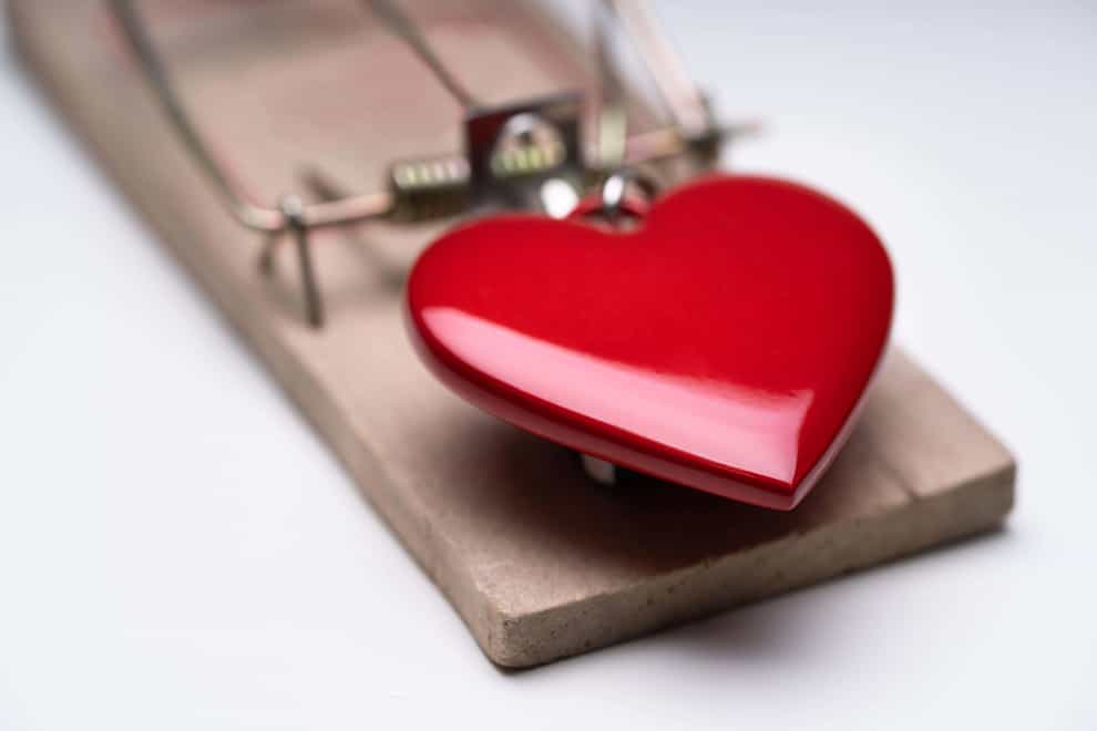 Watch out for romance scams around Valentines’ Day (Alamy/PA)