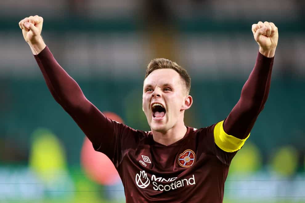 Lawrence Shankland scored his 19th goal of the season (Steve Welsh/PA)