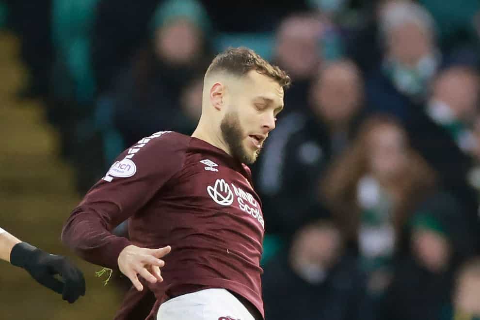 Jorge Grant opened the scoring for Hearts (Steve Welsh/PA)