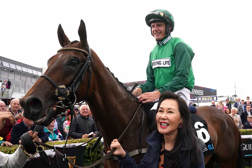 Paul Townend and Zarak The Brave (Brian Lawless/PA)