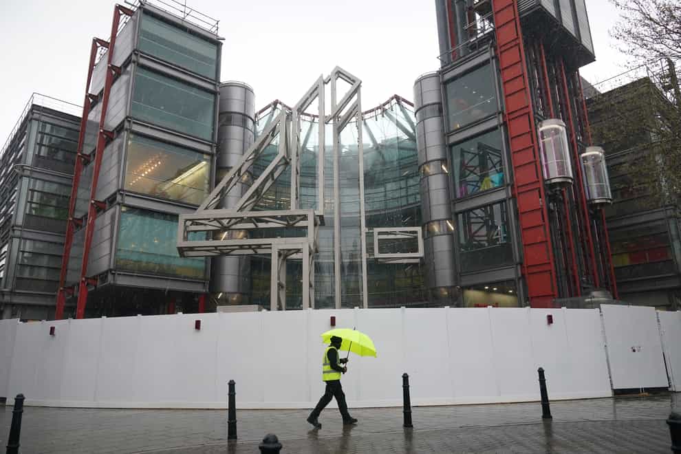 The Channel 4 logo outside offices in Horseferry Road, London, which are set to be closed (Yui Mok/PA)