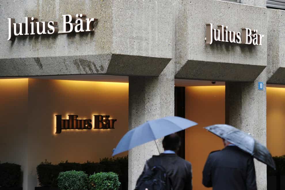 Headquarters of the Julius Baer bank in Zurich (Keystone/Steffen Schmidt/AP)