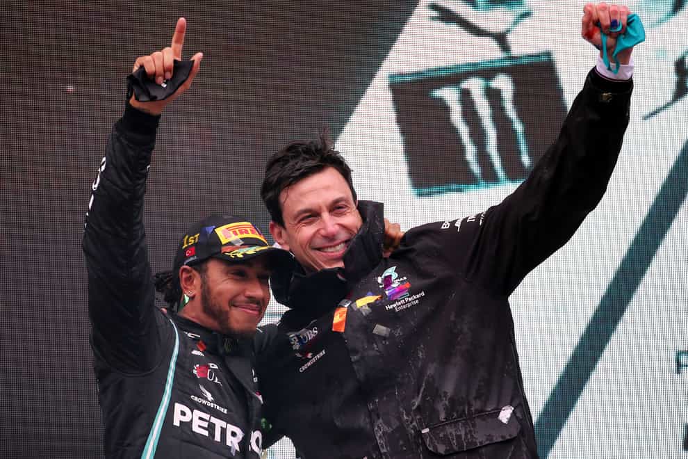 Toto Wolff (right) insists he will hold no grudge against Lewis Hamilton (PA Wire)