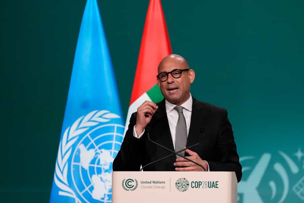 United Nations climate chief Simon Stiell has called for fewer loopholes and more investment (AP Photo/Kamran Jebreili, File)