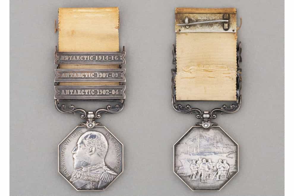 Sir Ernest Shackleton’s Polar Medal is valued at more than £1.7 million (DCMS)