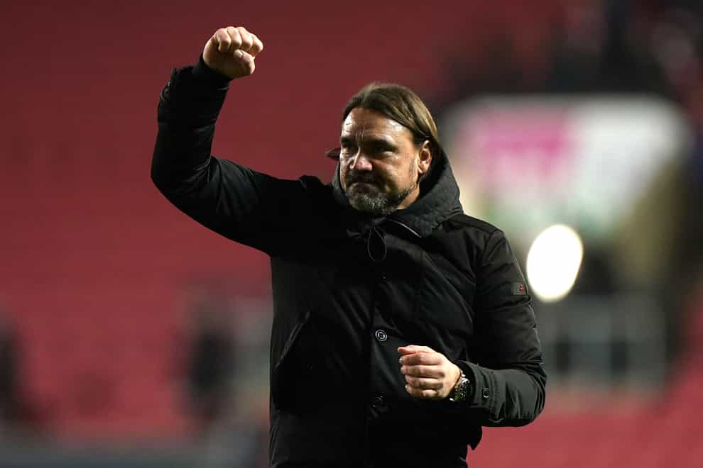 Leeds manager Daniel Farke saw his side claim victory at Bristol City (Bradley Collyer/PA)