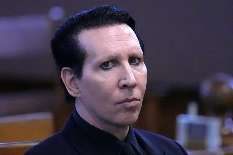 Marilyn Manson pleaded no contest in September to the misdemeanour charge (Charles Krupa/AP)