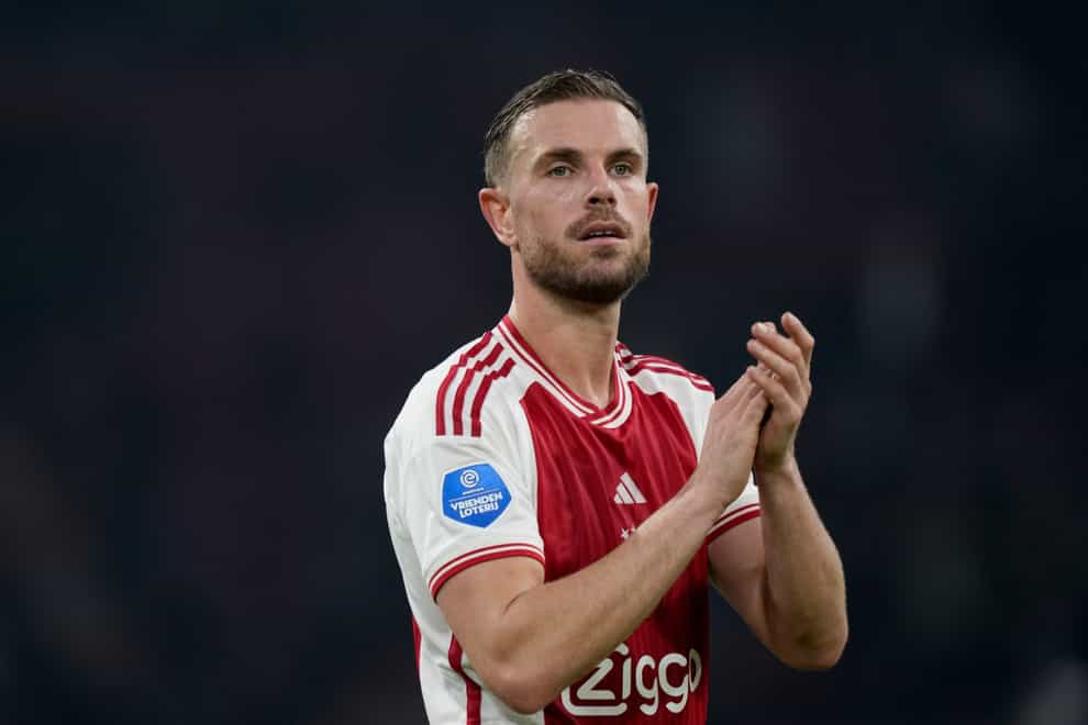 Jordan Henderson made his Ajax debut on Saturday (Peter Dejong/AP)
