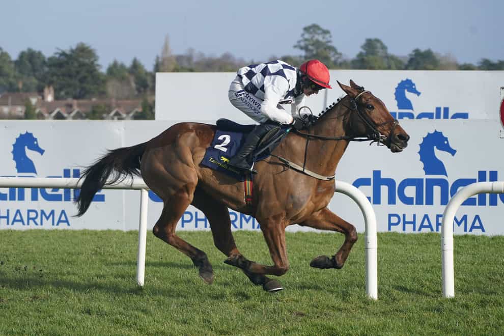 Ballyburn ridden by jockey Paul Townend wins The Tattersalls Ireland 50th Derby Sale Novice Hurdle during day two of the 2024 Dublin Racing Festival at Leopardstown Racecourse. Picture date: Sunday February 4, 2024.