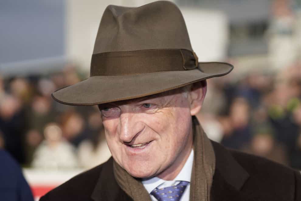 Willie Mullins completed a clean sweep of the Leopardstown Grade Ones (Niall Carson/PA)