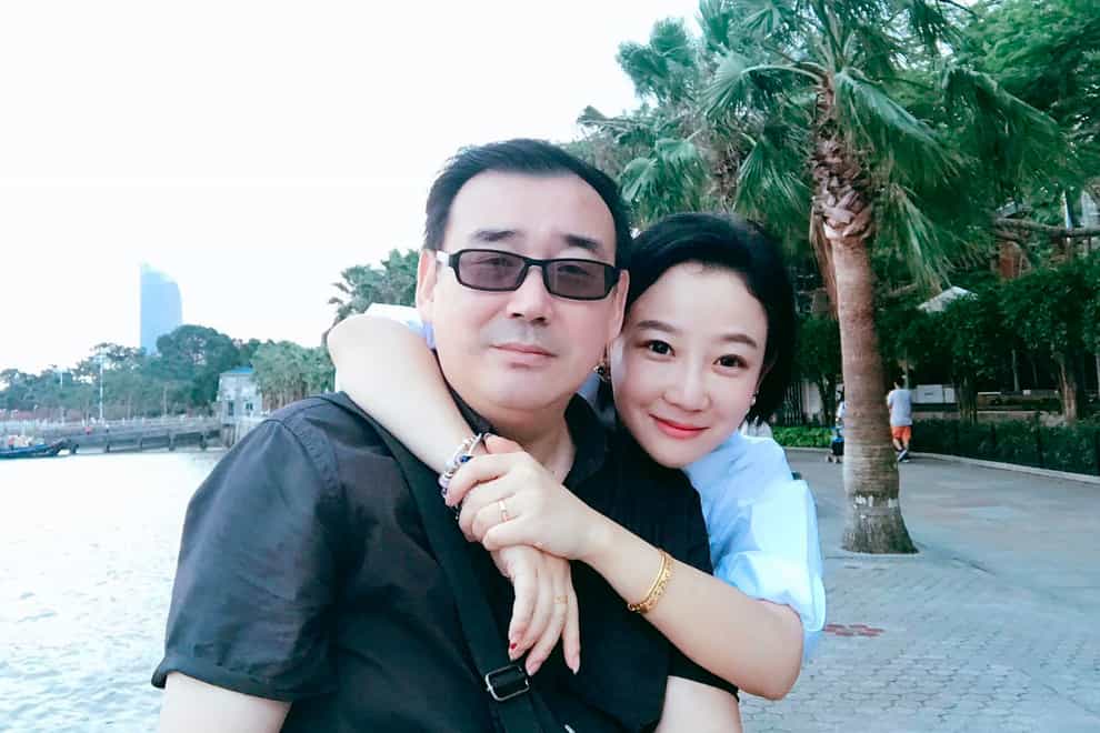 This photo released by Chongyi Feng shows Yang Hengjun and his wife Yuan Xiaoliang (Chongyi Feng via AP)
