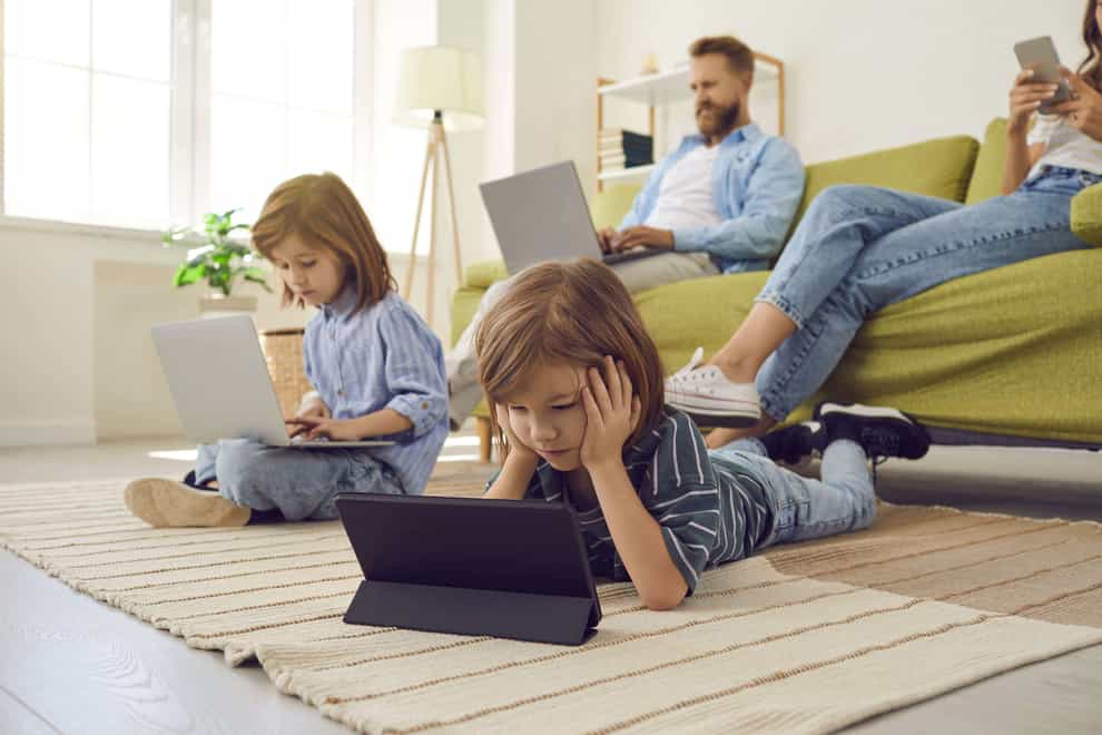 There are easy ways to reduce screen time while children are off school (Alamy/PA)