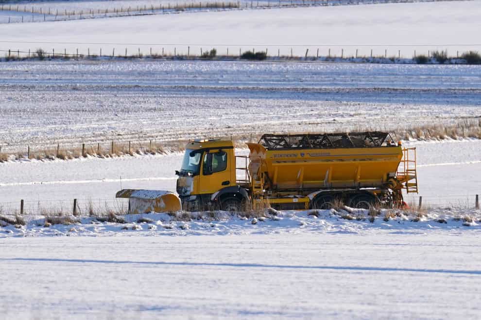 Snow is expected in some areas (Andrew Milligan/PA)