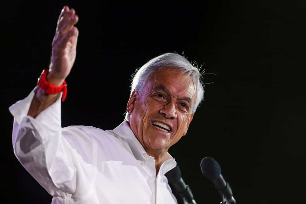 Sebastian Pinera, a former Chilean president, has died in a helicopter crash (Luis Hidalgo/AP)