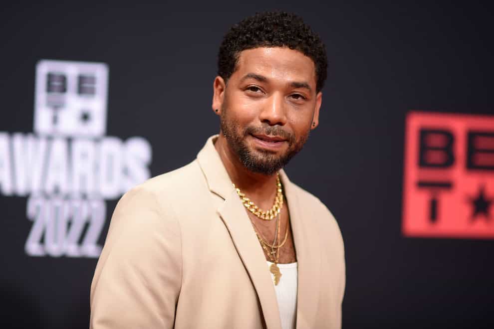 Jussie Smollett has asked the Illinois Supreme Court to intervene in his yearslong legal battle stemming from convictions that he staged a racist, homophobic attack against himself in 2019 and lied about it to police (Richard Shotwell/Invision/AP)