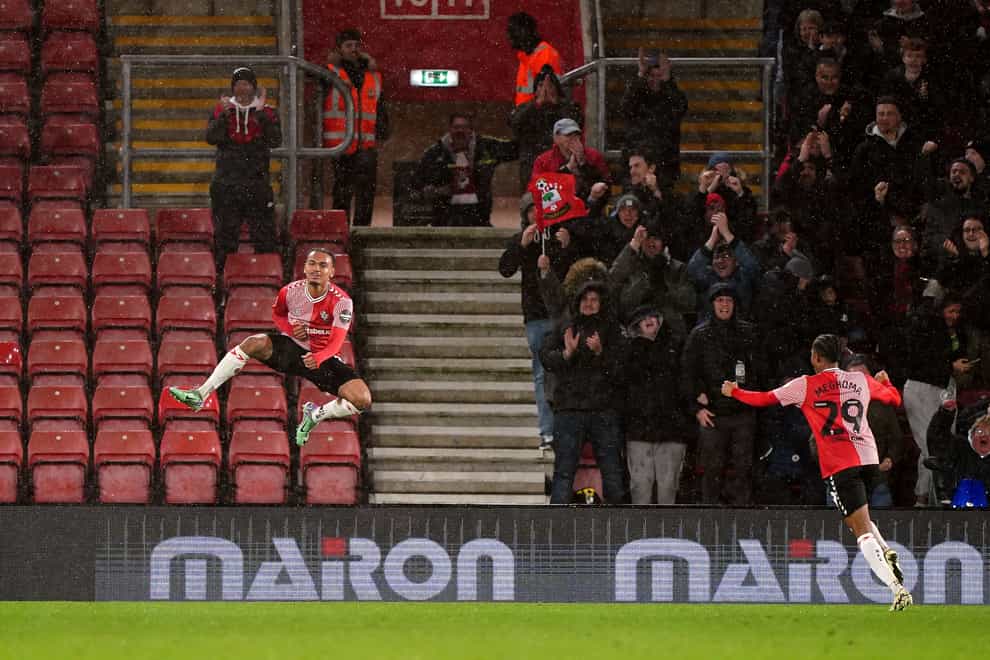 Southampton’s Sekou Mara scored twice to set up an FA Cup fifth-round meeting with Liverpool (Zac Goodwin/PA)