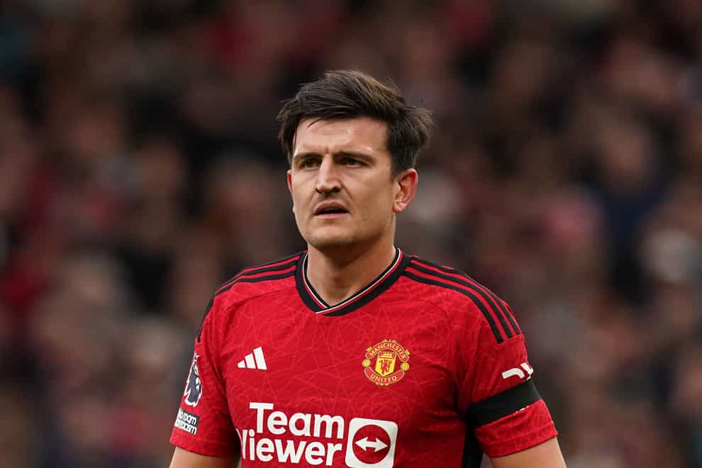 Manchester United’s Harry Maguire is appealing against a suspended sentence (Martin Rickett/PA)
