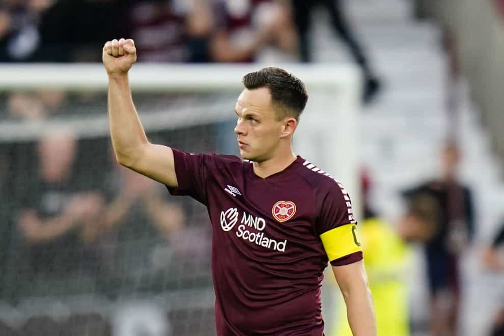 Lawrence Shankland scored his 22nd goal of the season in Perth (Jane Barlow/PA)