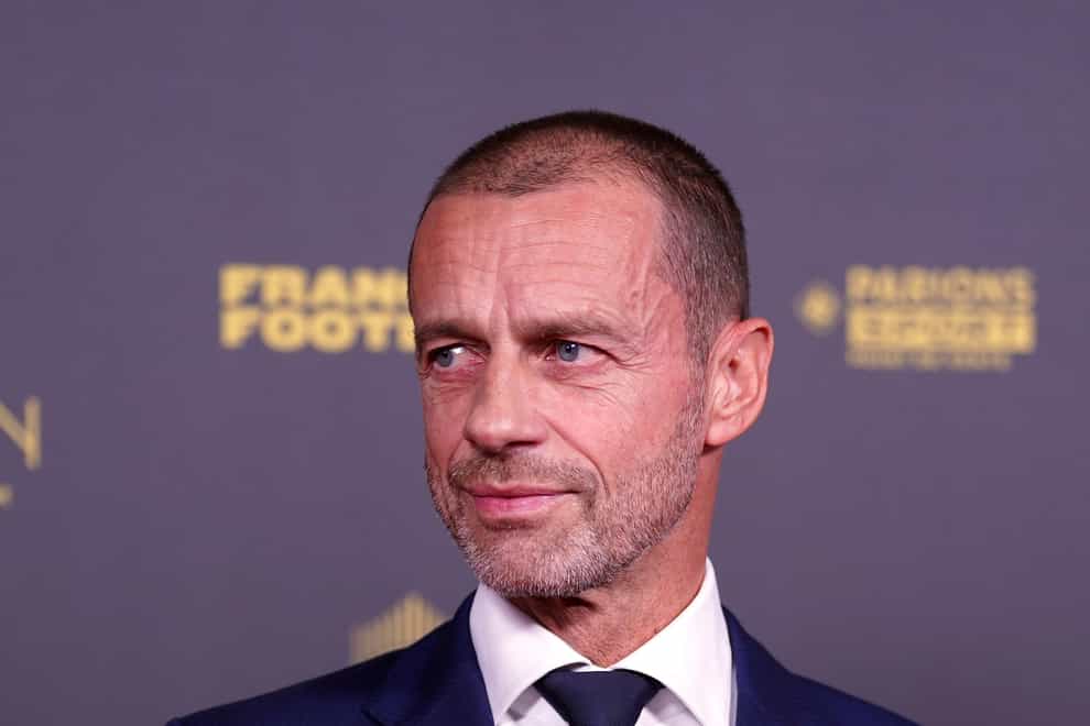 Aleksander Ceferin says he will not stand for a further term as UEFA president in 2027 (PA)