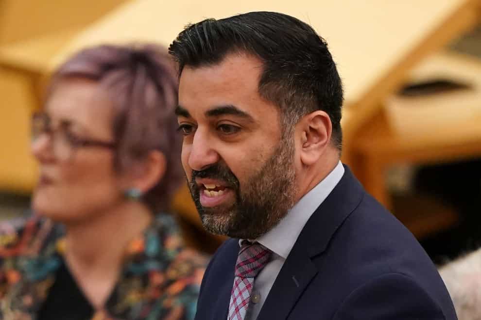 Humza Yousaf said the public still back the SNP to run public services (Andrew Milligan/PA)