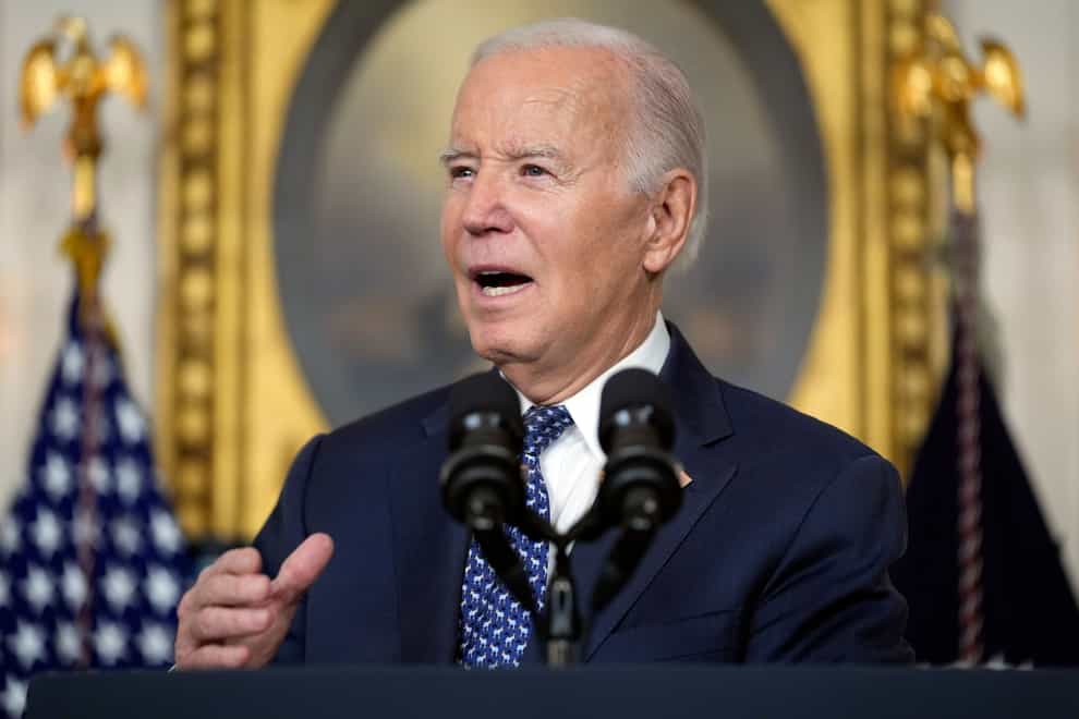 President Joe Biden responds to the report at the White House (Evan Vucci/AP)