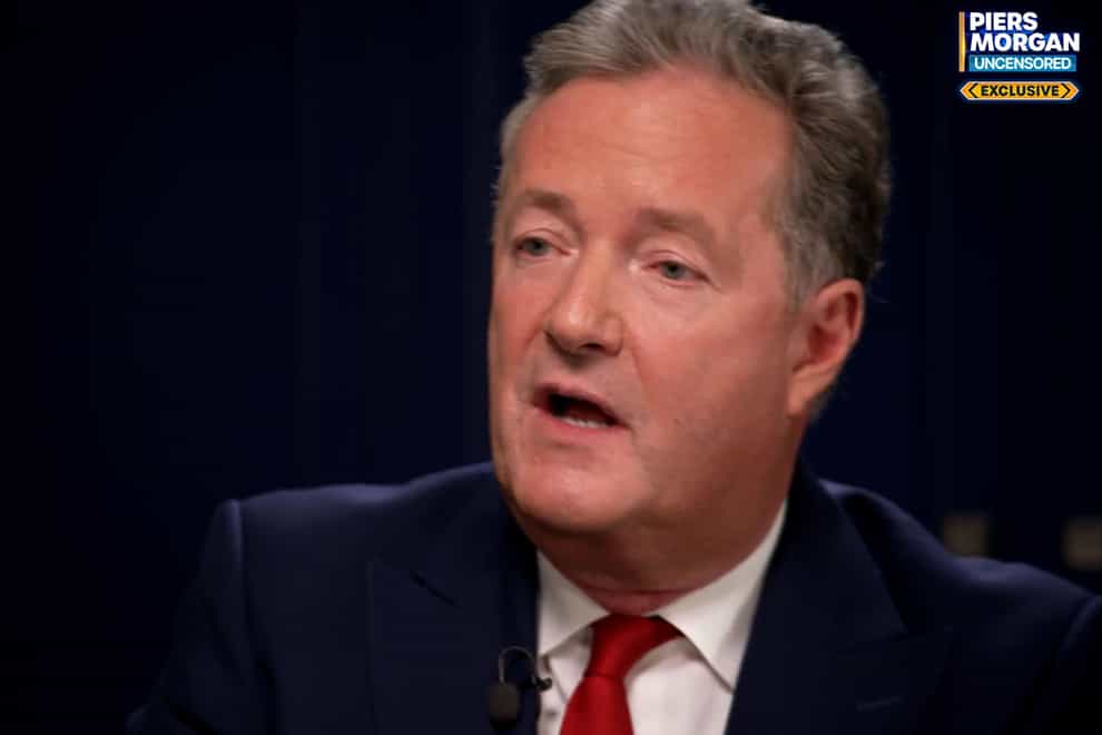 Morgan said there was a ‘clear global demand’ for his content (Piers Morgan)