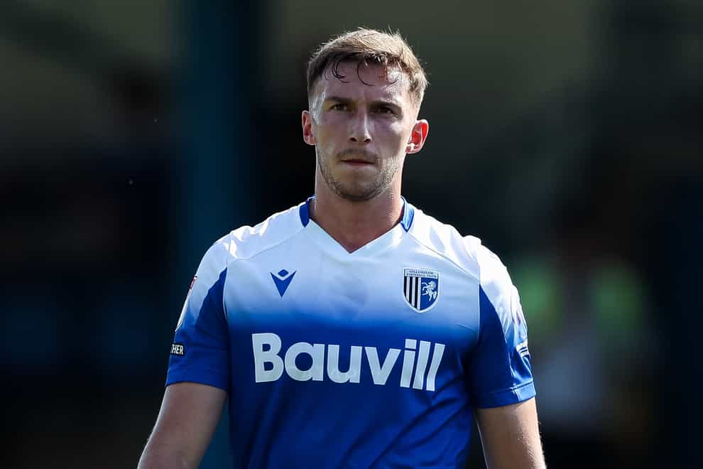 Conor Masterson helped Gillingham to victory (Rhianna Chadwick/PA)