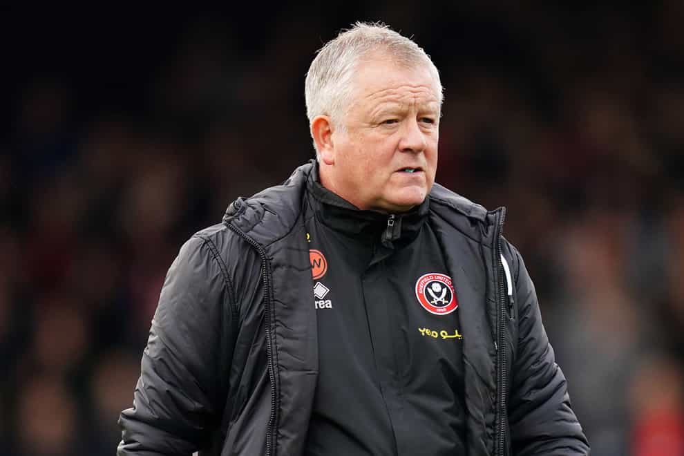 Chris Wilder praised his team’s recovery from their thrashing by Aston Villa as they defeated Luton (Robbie Stephenson/PA)