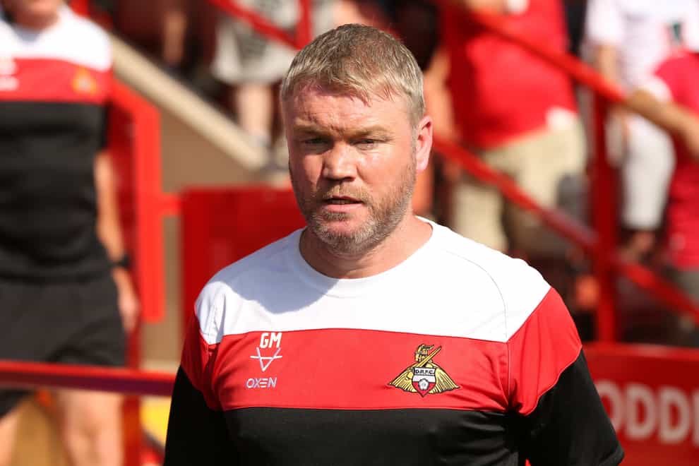Doncaster manager Grant McCann saw his side beat Tranmere (Barrington Coombs/PA)