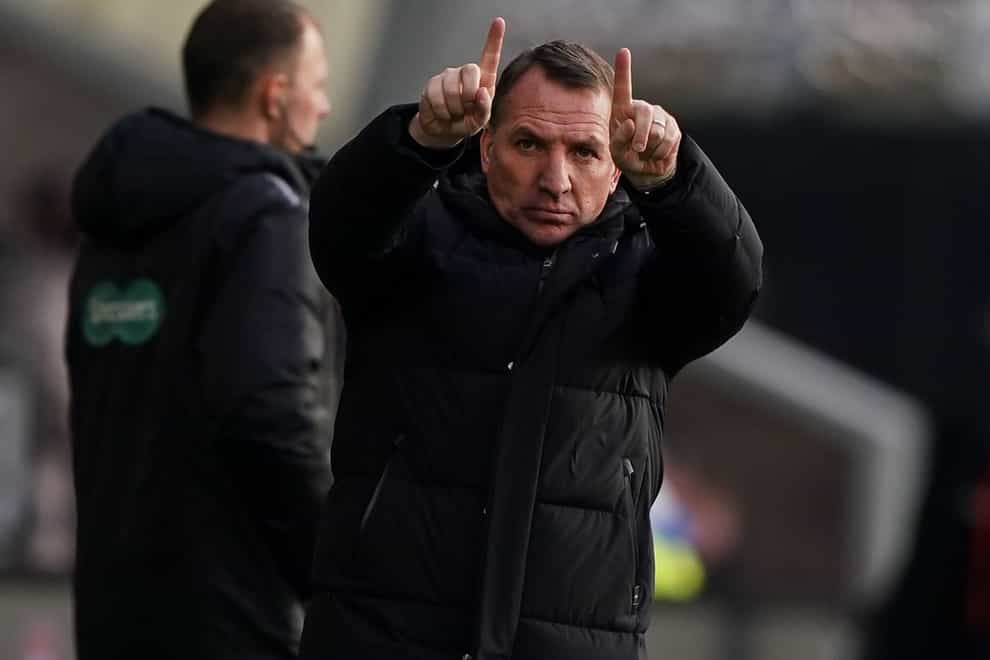 Brendan Rodgers hits out at Celtic critics after cup win (Andrew Milligan/PA)