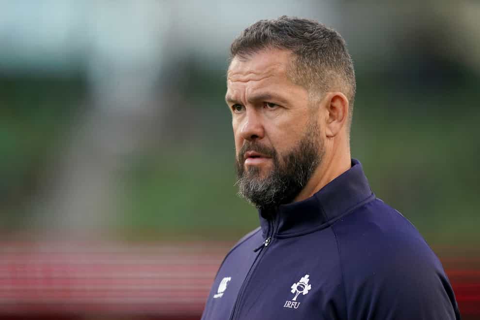 Ireland head coach Andy Farrell expects tougher tests to come (Brian Lawless/PA)