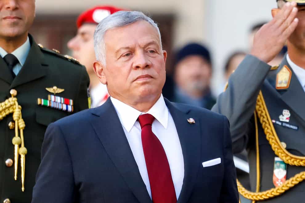 Jordan’s King Abdullah II bin Al-Hussein (AP)